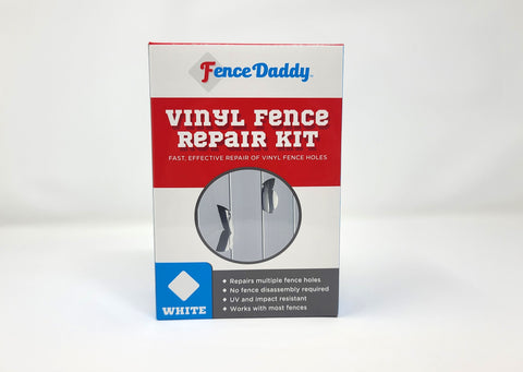 Vinyl Fence Repair Kit (White) by Fence Daddy