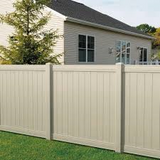 Fence Daddy Almond Vinyl Fence image 